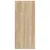 Produktbild 6 för Bokhylla/rumsavdelare sonoma-ek 60x30x72 cm