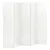 Produktbild 2 för Rumsavdelare 5 paneler 2 st vit 200 x 180 cm stål