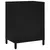 Produktbild 6 för Sängbord 2 st svart 40x30x54,5 cm stål och glas