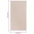 Produktbild 7 för Matta 80x150 cm mörk beige