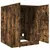 Produktbild 7 för Badrumsskåp rökfärgad ek 71x71,5x91,5 cm 