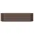 Produktbild 3 för Odlingslåda pulverlackerat stål 152x40x36 cm brun