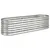 Produktbild 2 för Odlingslåda pulverlackerat stål 152x40x36 cm silver