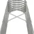 Produktbild 5 för Odlingslåda pulverlackerat stål 332x40x36 cm silver