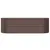 Produktbild 3 för Odlingslåda pulverlackerat stål 224x80x68 cm brun