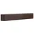 Produktbild 2 för Odlingslåda pulverlackerat stål 440x80x68 cm brun