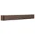 Produktbild 2 för Odlingslåda pulverlackerat stål 620x80x68 cm brun