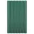Produktbild 4 för Takplåt 12 st pulverlackerat stål grön 60x36 cm