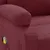 Produktbild 8 för Massagefåtölj vinröd tyg