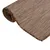 Produktbild 3 för Utomhusmatta plattvävd 140x200 cm brun