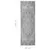 Produktbild 6 för Utomhusmatta plattvävd 80x250 cm blått tryck