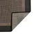 Produktbild 2 för Utomhusmatta plattvävd 80x150 cm mörkbrun