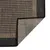 Produktbild 2 för Utomhusmatta plattvävd 80x250 cm mörkbrun