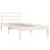 Produktbild 3 för Sängram massiv furu 75x190 cm vit 2FT6