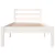 Produktbild 4 för Sängram massiv furu 75x190 cm vit 2FT6