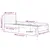 Produktbild 8 för Sängram massiv furu 75x190 cm vit 2FT6