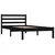 Produktbild 3 för Sängram massiv furu 90x190 cm svart 3FT