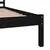 Produktbild 6 för Sängram massiv furu 90x190 cm svart 3FT