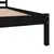 Produktbild 6 för Sängram massiv furu 120x190 cm svart 4FT