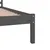 Produktbild 6 för Sängram massiv furu 140x190 cm grå