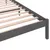 Produktbild 6 för Sängram massiv furu 90x200 cm grå