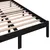 Produktbild 6 för Sängram massiv furu 120x200 cm svart