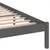 Produktbild 6 för Sängram massiv furu 140x200 cm grå