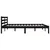 Produktbild 5 för Sängram massiv furu 150x200 cm svart 5FT