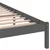 Produktbild 6 för Sängram massiv furu 160x200 cm grå