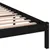 Produktbild 6 för Sängram massiv furu 160x200 cm svart