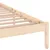 Produktbild 6 för Sängram massiv furu 200x200 cm