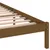 Produktbild 6 för Sängram massiv furu 200x200 cm honungsbrun