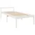 Produktbild 3 för Säng vit 90x190 cm massiv furu