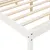 Produktbild 7 för Säng vit 120x190 cm massiv furu
