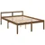 Produktbild 3 för Sängram honungsbrun massiv furu 135x190 cm 4FT6