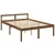 Produktbild 3 för Sängram honungsbrun massiv furu 140x190 cm
