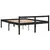 Produktbild 6 för Sängram svart massiv furu 140x190 cm