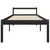 Produktbild 4 för Sängram svart massiv furu 90x200 cm