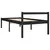 Produktbild 6 för Sängram svart massiv furu 90x200 cm