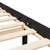 Produktbild 8 för Sängram svart massiv furu 90x200 cm