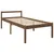 Produktbild 3 för Sängram honungsbrun massiv furu 100x200 cm