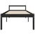 Produktbild 4 för Sängram svart massiv furu 100x200 cm