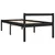 Produktbild 6 för Sängram svart massiv furu 100x200 cm