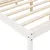Produktbild 7 för Sängram vit massiv furu 140x200 cm