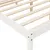 Produktbild 7 för Sängram vit massiv furu 150x200 cm 5FT