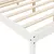 Produktbild 7 för Sängram vit massiv furu 160x200 cm