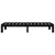 Produktbild 5 för Sängram svart massiv furu 75x190 cm 2FT6