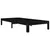 Produktbild 3 för Sängram svart massiv furu 90x200 cm