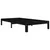 Produktbild 3 för Sängram svart massiv furu 100x200 cm