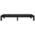Produktbild 5 för Sängram svart massiv furu 100x200 cm
